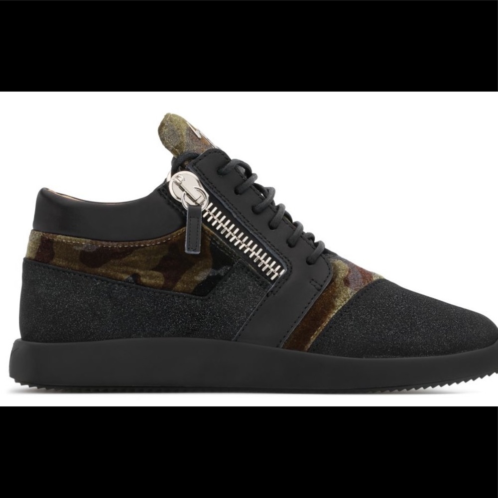 giuseppe zanotti BNIB camo accent trainers IT42 - Picture 3 of 8